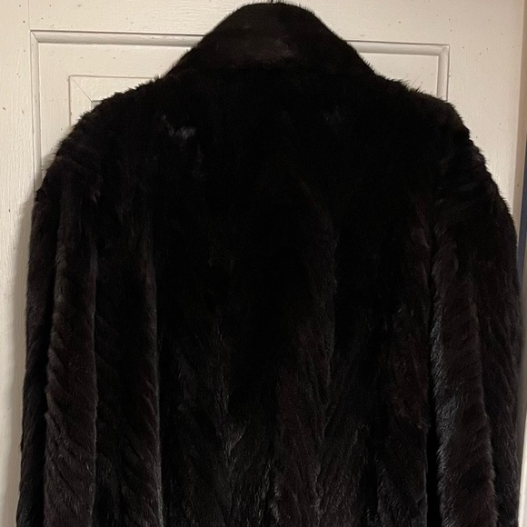 Men’s Big & Talk Full Length Mink Coat - Picture 2 of 16